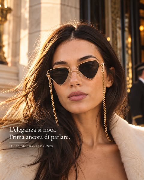 CANNES — L’occhiale-gioiello