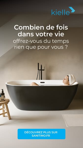 Un moment de détente dans la baignoire kielle.