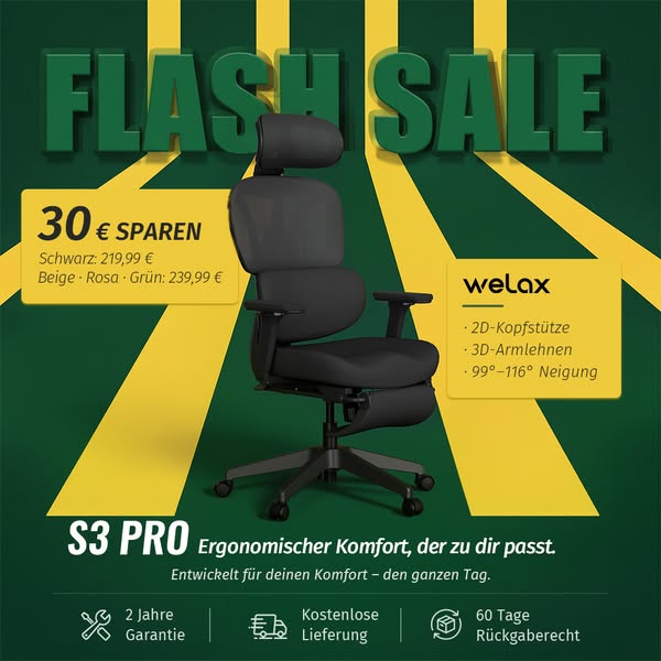 Dein neuer Lieblingsstuhl fürs Homeoffice