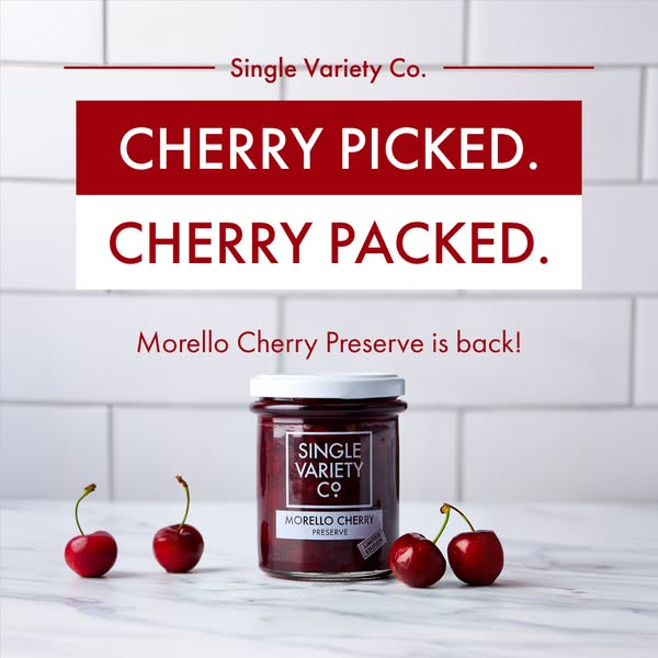 NEW Morello Cherry Preserve
