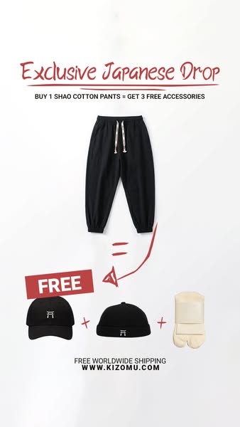 Free Shipping // Japanese Style - Limited Drop.