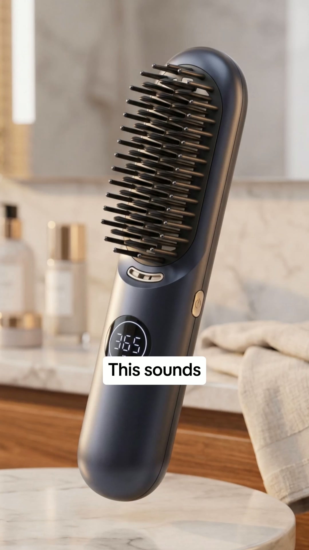 Straighten Curly Beard Strands