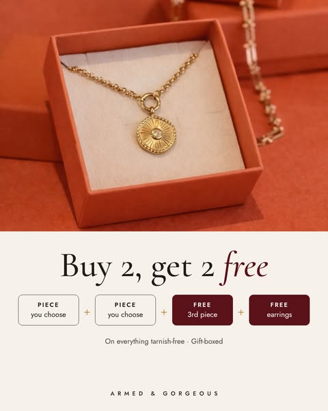 3 for 2 on Tarnish Free Jewellery