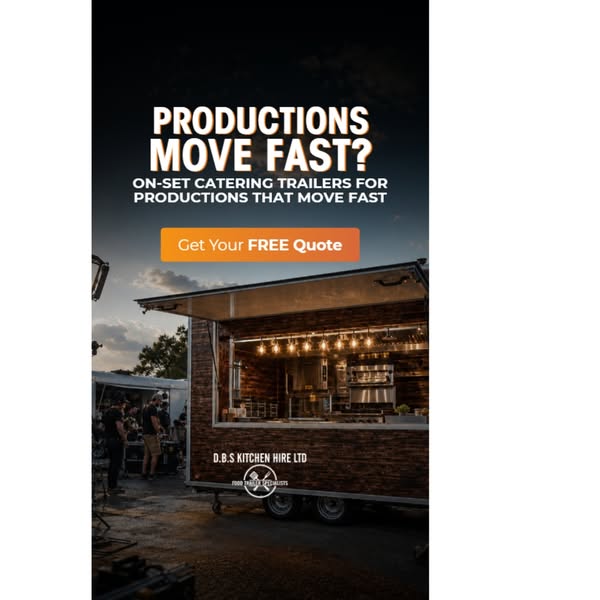 On-set catering trailers for productions that move fast