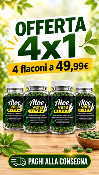 4 barattoli Aloe Vera Ultra a 49,99 €