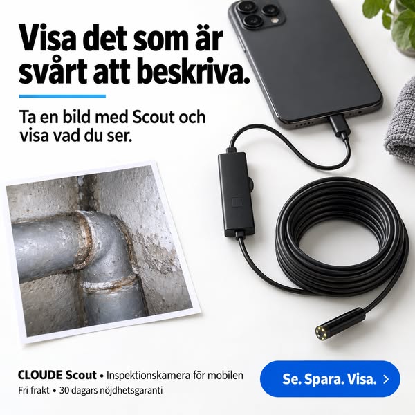 CLOUDE Scout – kameran för trånga utrymmen