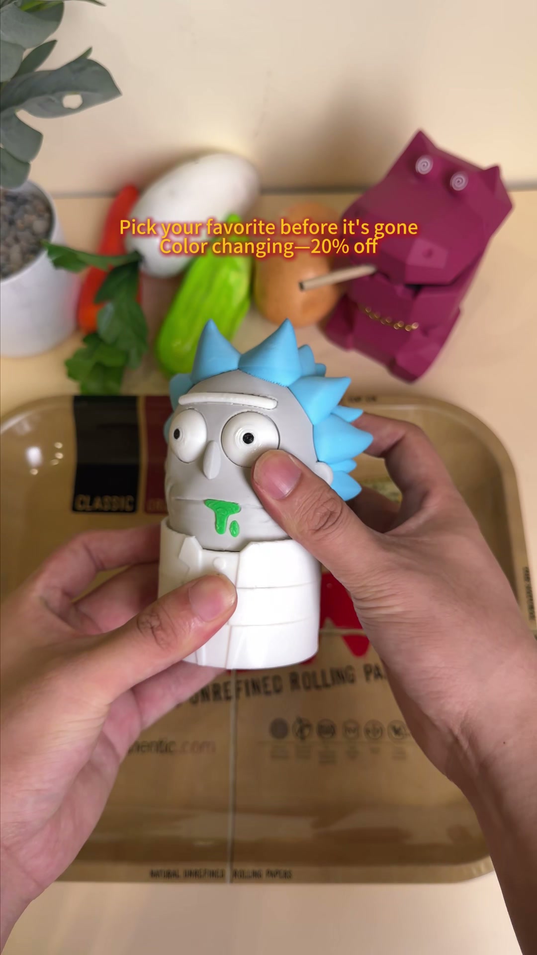 Color-Changing Collectible Grinder