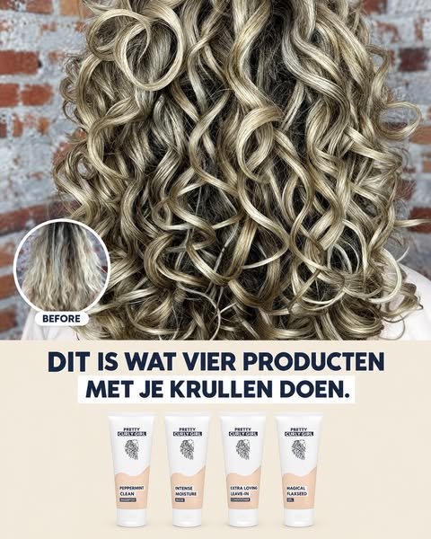 Van pluis naar perfecte krul in slechts 4 simpele stappen.