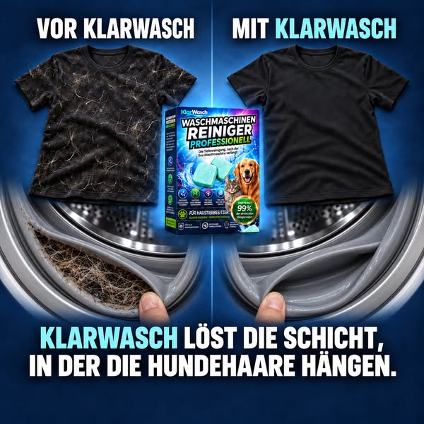 Hundegeruch raus aus der Waschmaschine