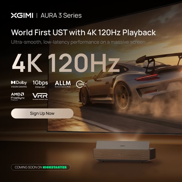Meet AURA 3. The Ultimate Laser TV for Every Moment.