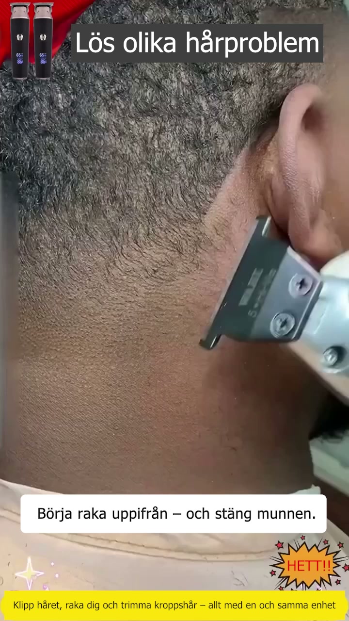 Äntligen – precision på barberarnivå i ditt eget badrum.
