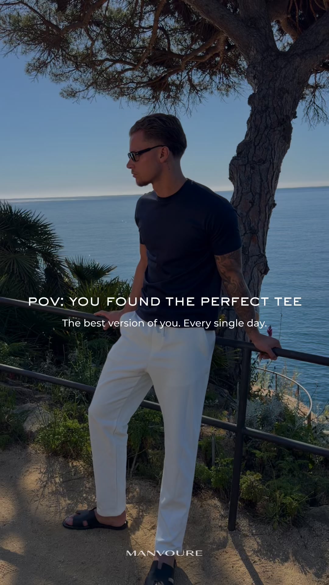 The tee you grab when you don't want to think.