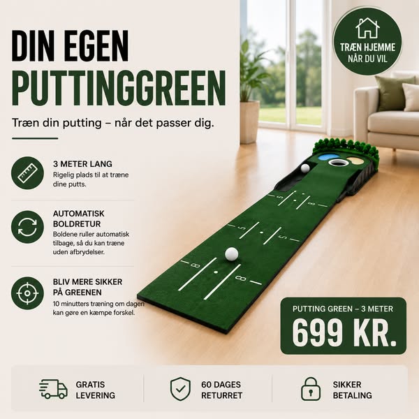 Træn din putting hjemme