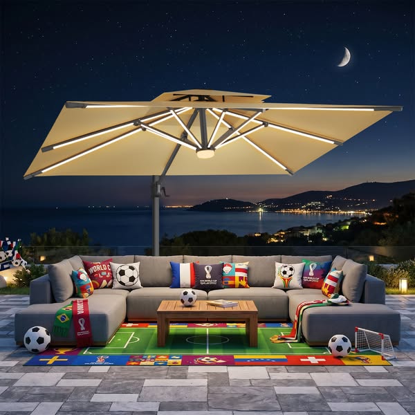 Parasol Anti-Vent 419€ | Qualité Pro