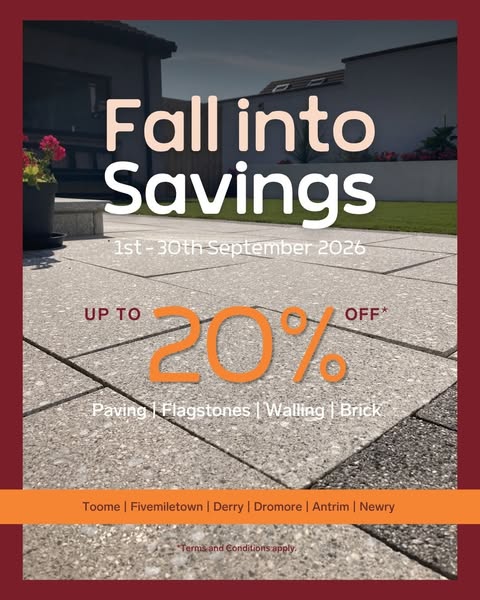 Fall into Savings | AG Paving + Building Products