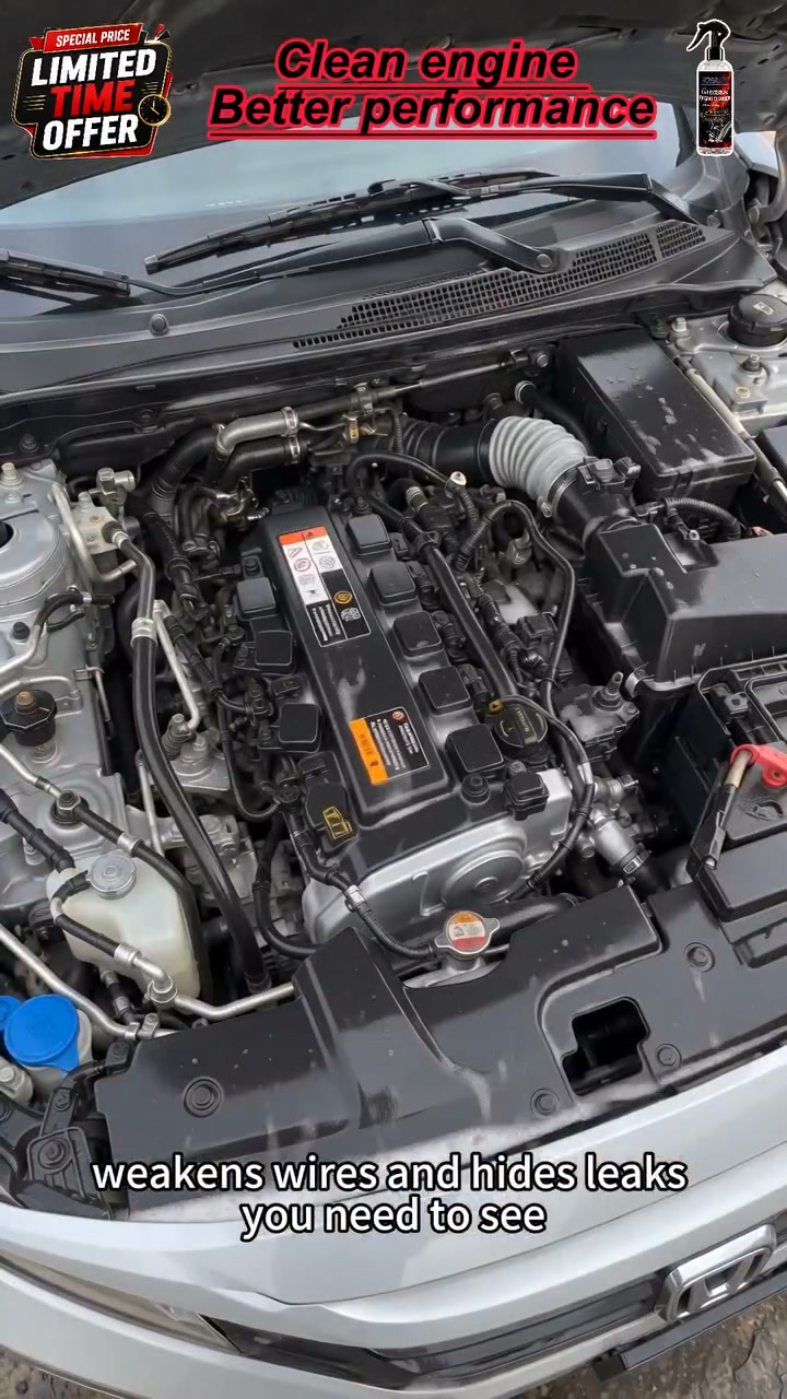 50% OFF | Waterless Fast-Acting Car Engine Bay Cleaner – Instant Grease & Grime Removal