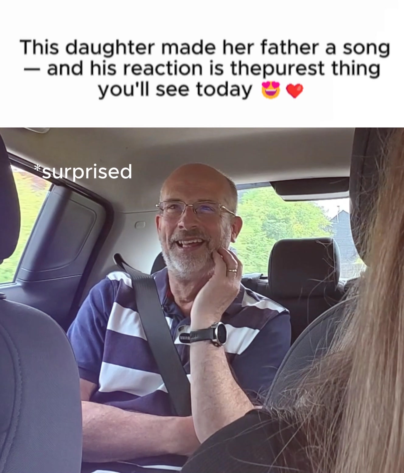 My dad doesn't cry. He just sat there. The whole song.