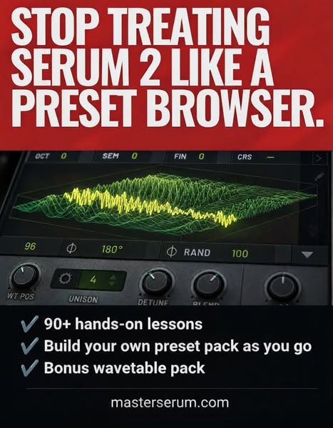 Learn Sound Design inside Serum 2