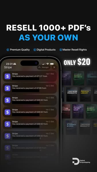 $20 Only | Done-for-you Resellable Digital Products