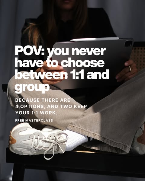 Group or 1:1?