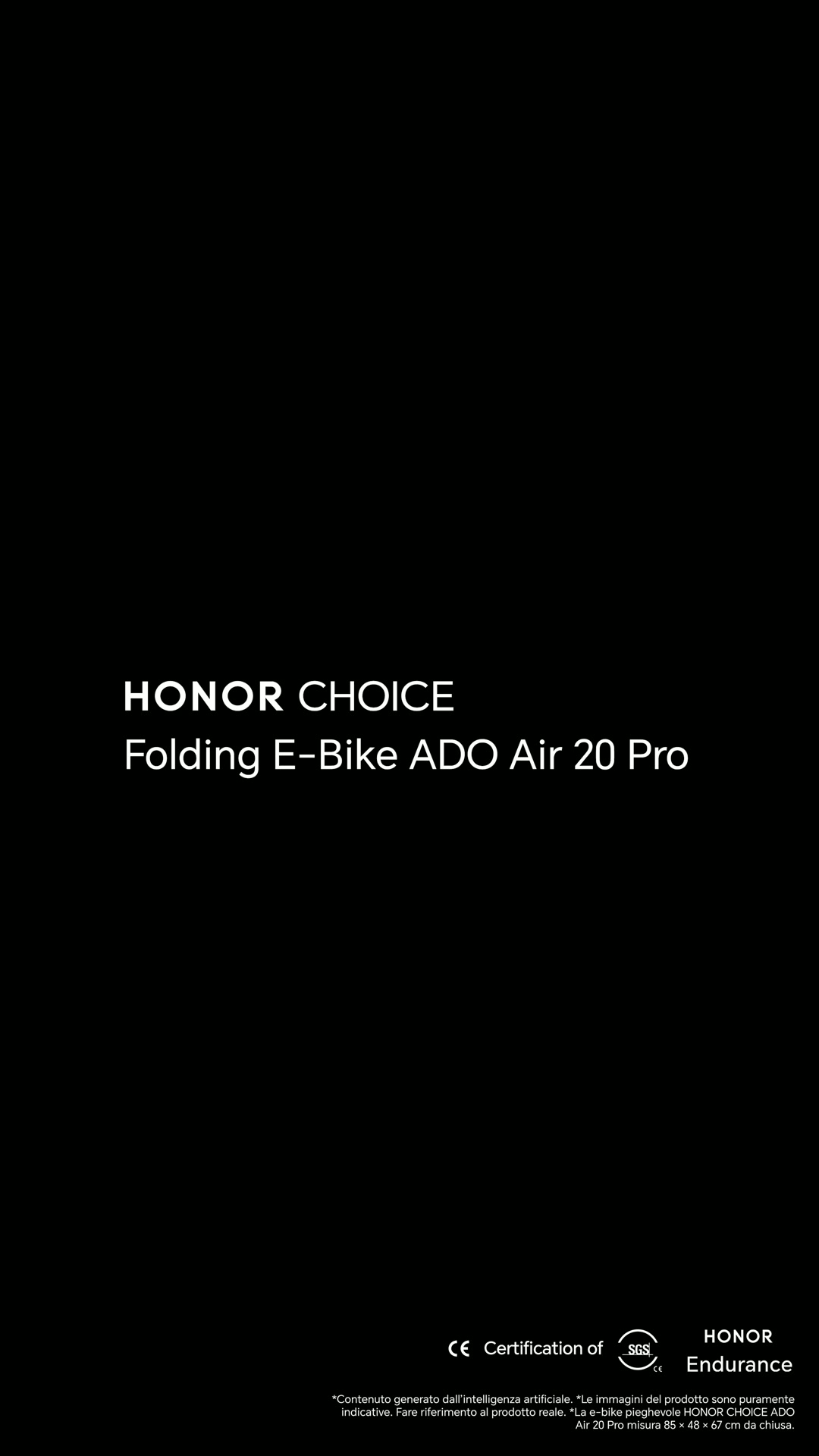 Acquisto HONOR CHOICE Folding E-Bike ADO | Prezzo e offerta | HONOR IT