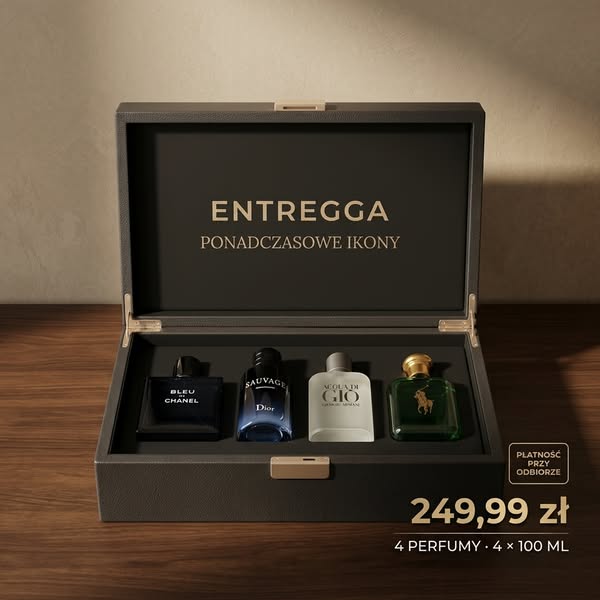ZESTAW 4 ICON | 4 Klasyczne Perfumy Męskie