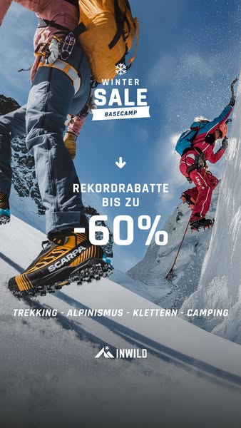 GEHEN SIE AUF TREKKINGTOUR? SALE FÜR SIE HIER