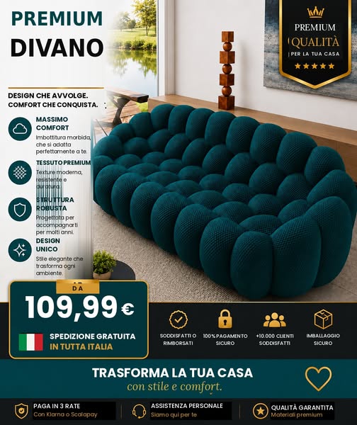 Divano Bolla di Design