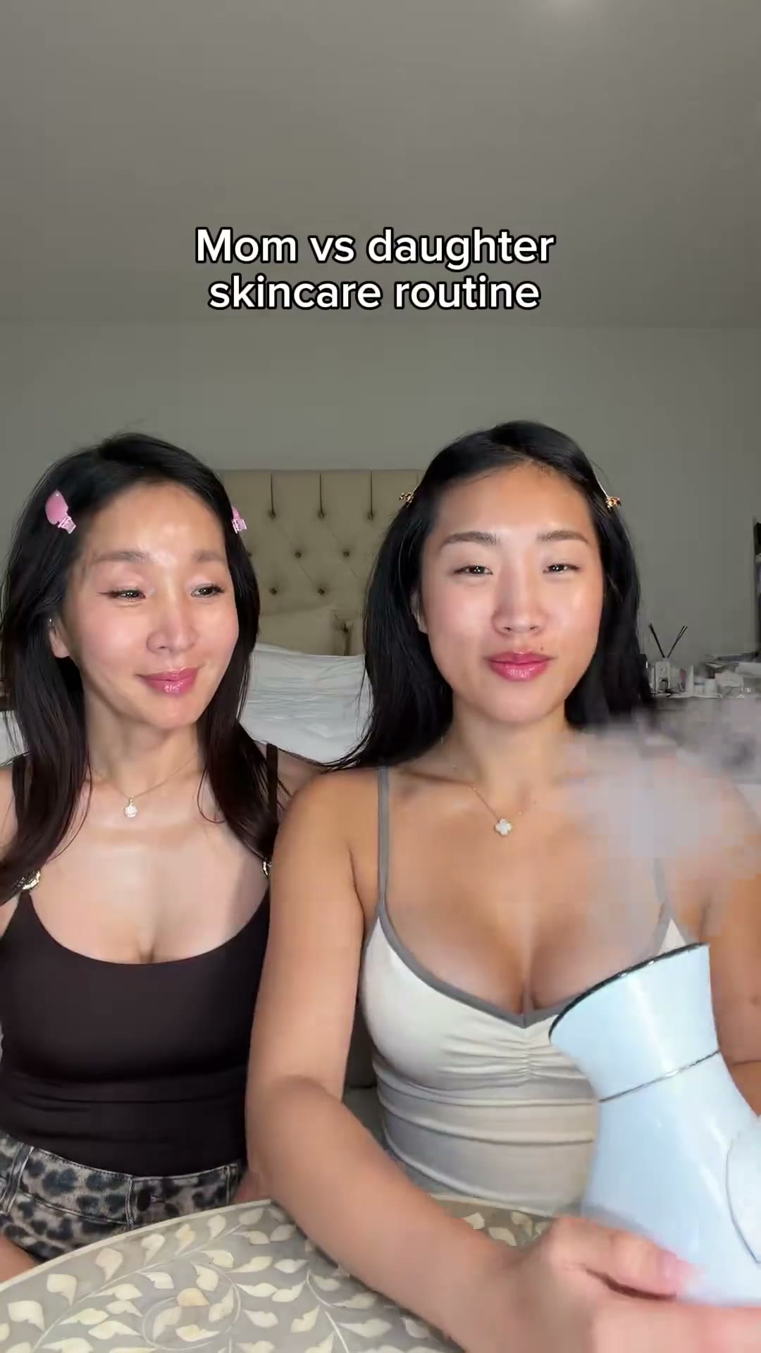 Mom vs daughter: who glows more?