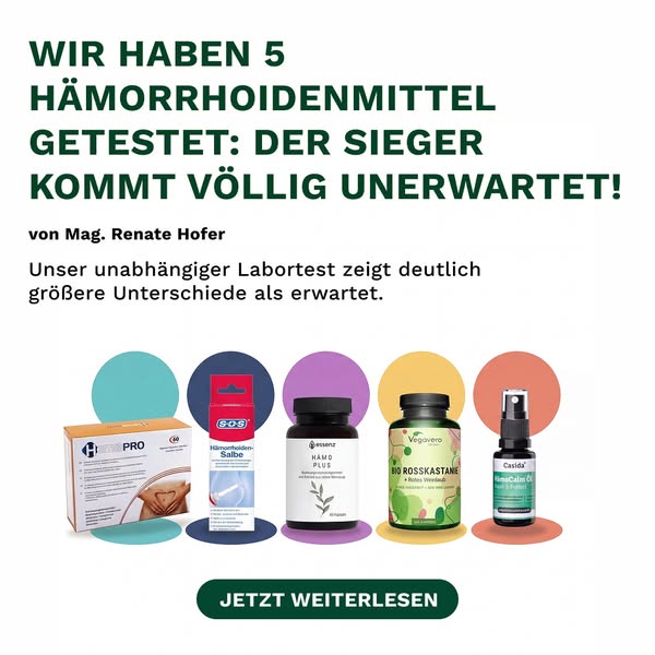 Dieser Test zeigt, welches Hämorrhoiden-Mittel wirklich hilft