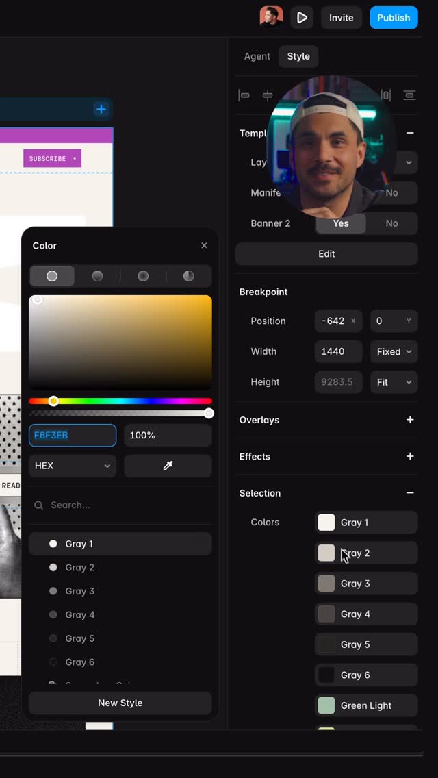 Anúncio de Framer