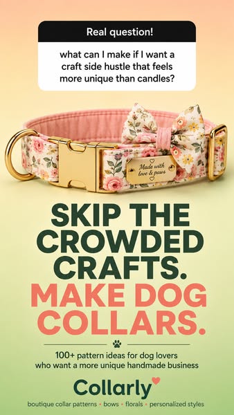 Skip the Usual Crafts. Make Dog Collars.