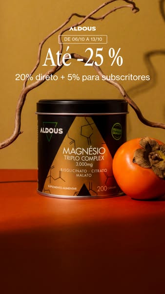 Até -25% em toda a loja | Aldous