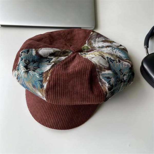 Jacquard Patchwork Cap