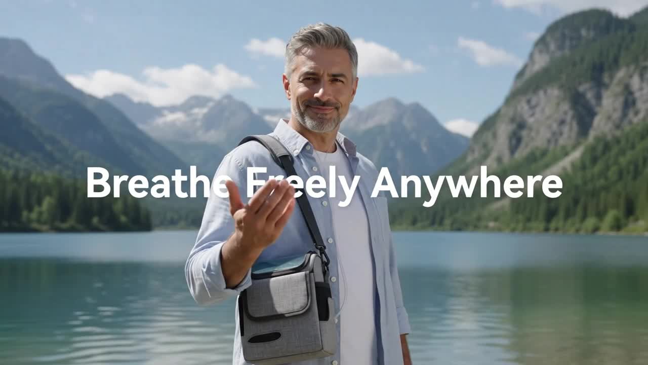 Brivelle™ KP-5 Portable Oxygen — Lightweight 5L Flow
