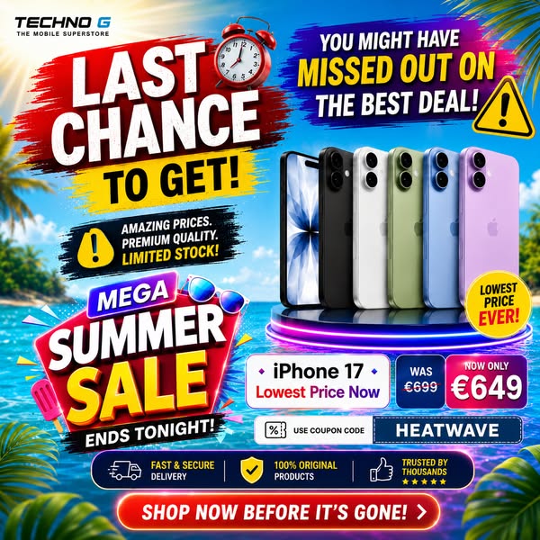 Last Chance Summer Sale
