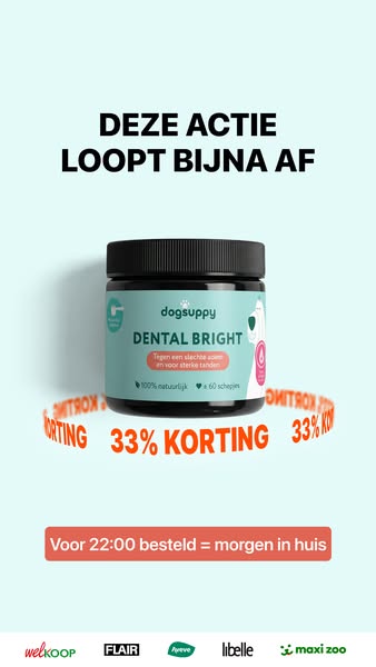 Bestel vóór 22:00 = morgen in huis