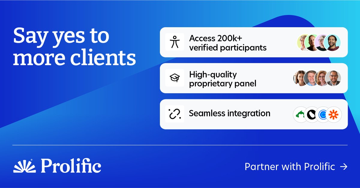 Partner with Prolific