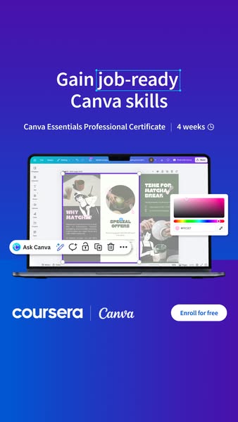 Learn visual design theory with Canva