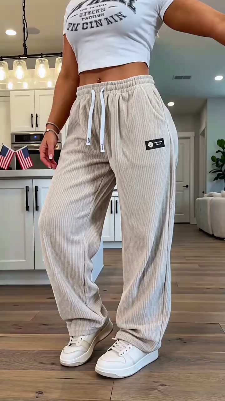 Über 46.000 Stück verkauft!Legere Hose mit Kordelzug – Der ultimative Komfort‑Look für deinen Alltag!