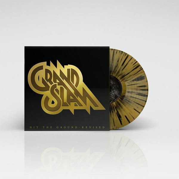 Hit The Ground: Revised - Grand Slam - limited gold & black splattered vinyl LP
