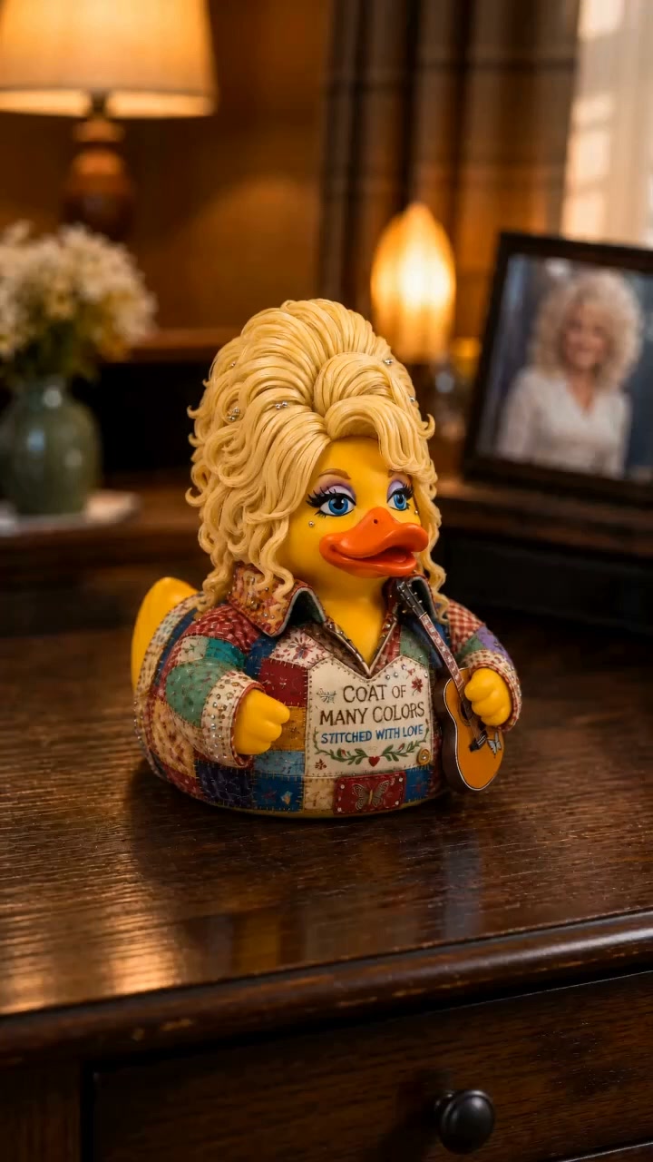 Parton Coat of Many Colors Memorial Duck
