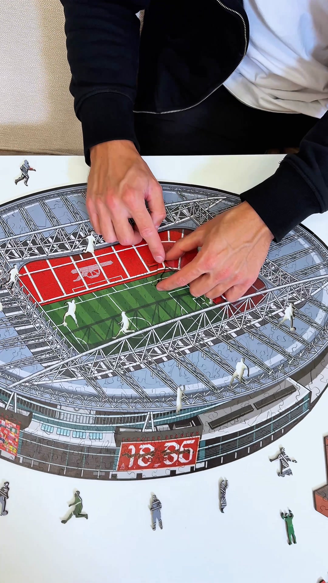 Iconic Football Stadiums In Wood!