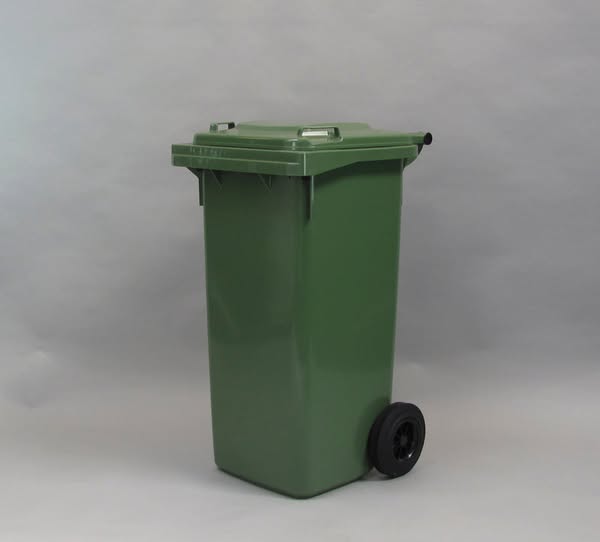 Plast skraldespand 120 Liter