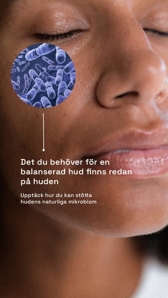 Balansera huden med levande bakterier