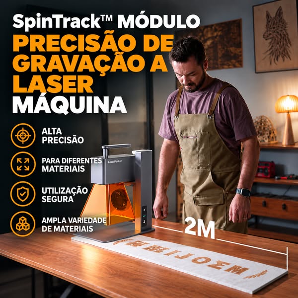 LaserPecker LP2 — grave a sua criatividade no dia a dia!