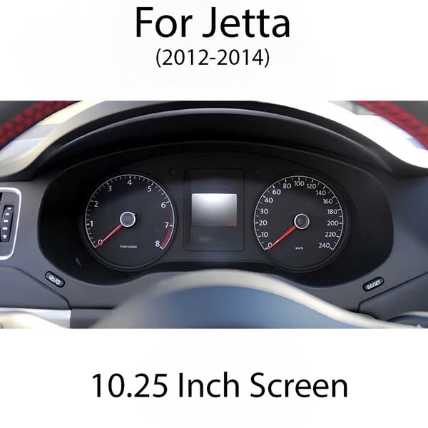 Digital Dash LCD Instrument Cluster Upgrade - Volkswagen Golf MK6/MK7, Passat, Jetta