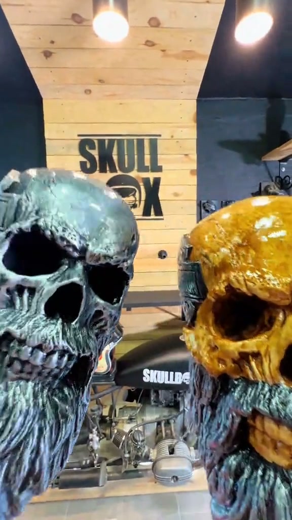 Black Knight Skull Helmet Stand