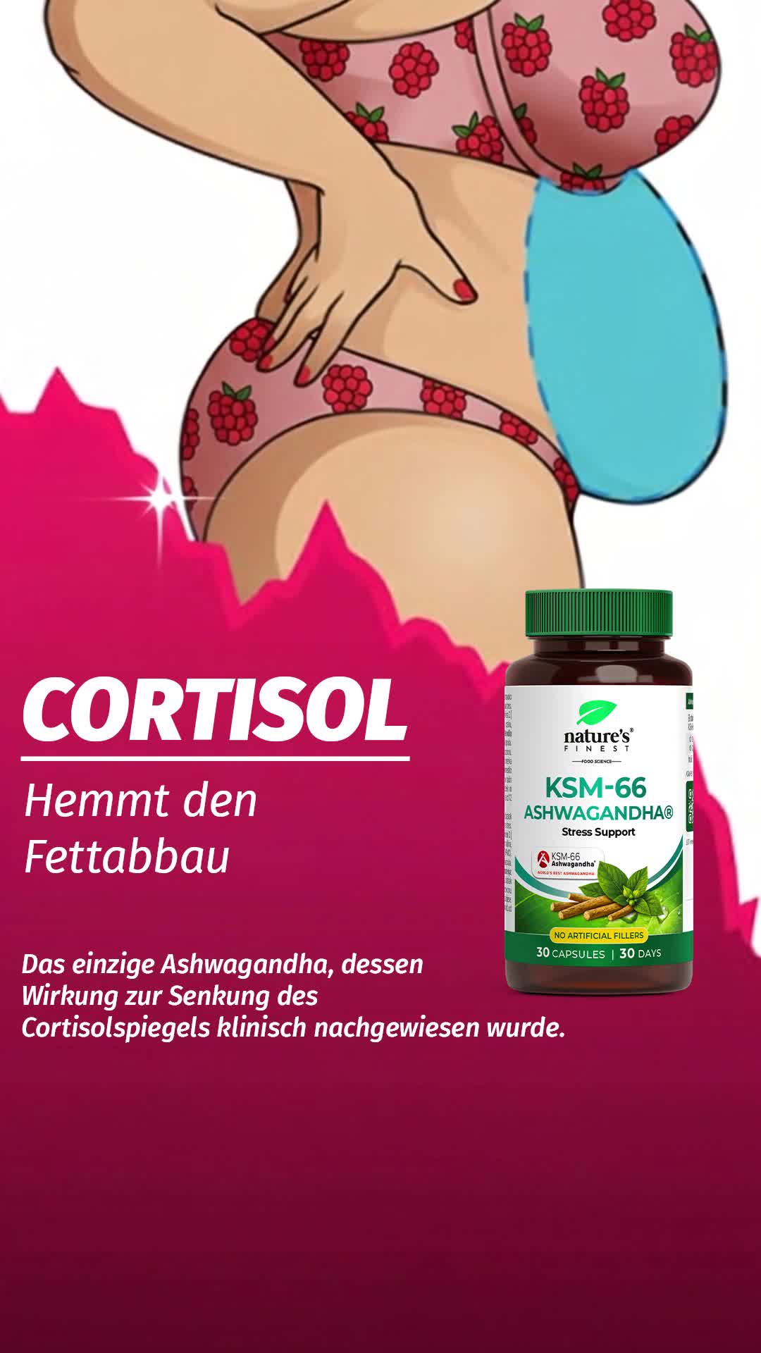 Beruhige zuerst den Körper. Dann verbrenne Fett.