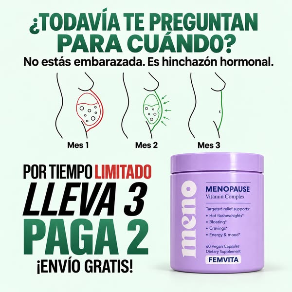 Una cápsula al día. Tres frentes a la vez.